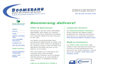 Desktop Screenshot of boomerangdelivers.com